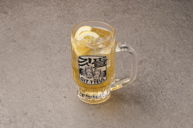 장호원 복숭아 하이볼 한 그릇